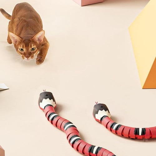 Smart Sensing Snake Toy For Cat