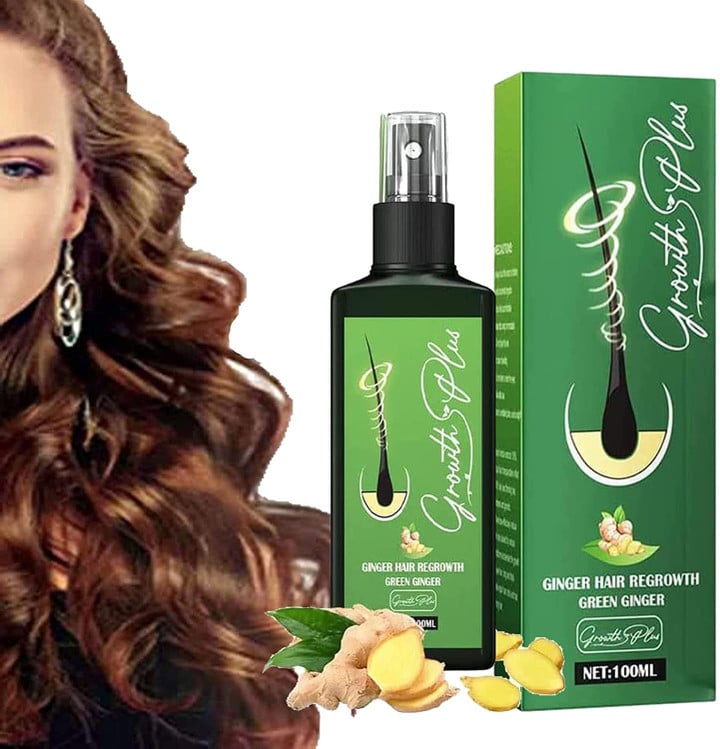 GrowthPlus Nourishing Ginger Spray Hair Growth for Men And Women