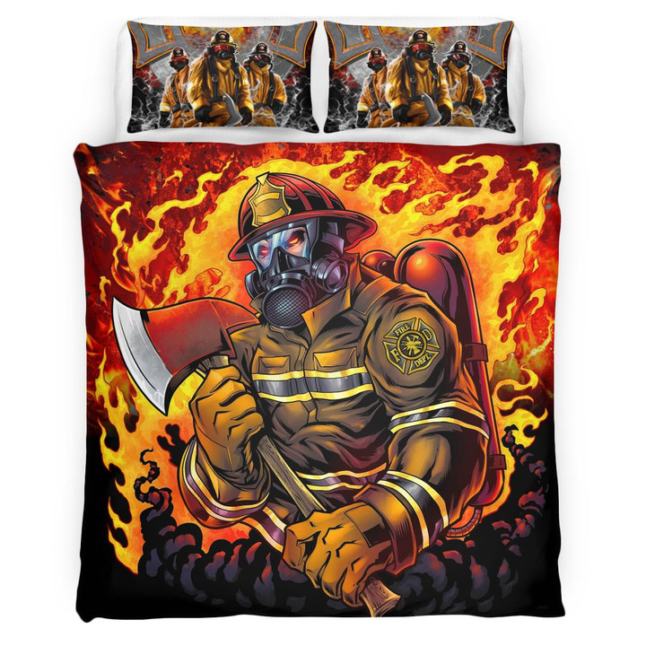 Firefighter Bed Sheet