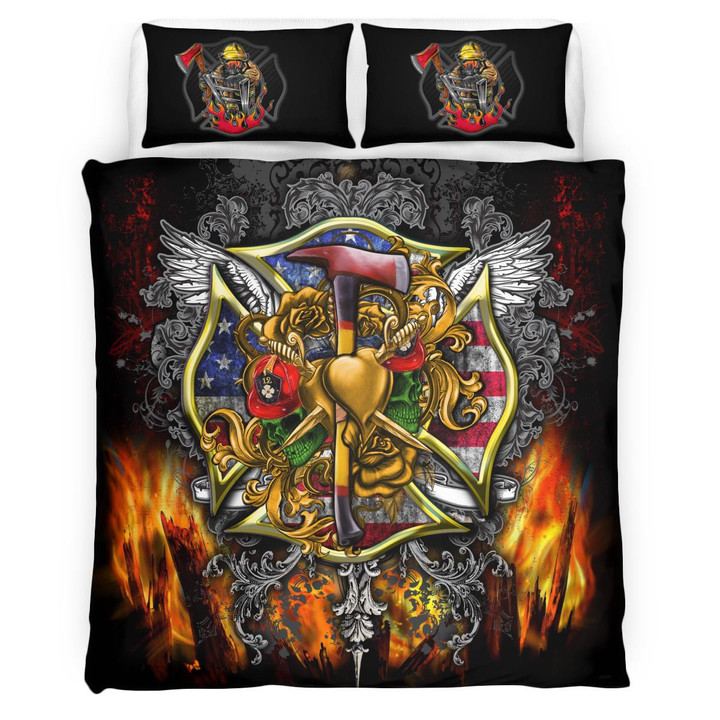 Proud Firefighter Bedding set and Quilt sets