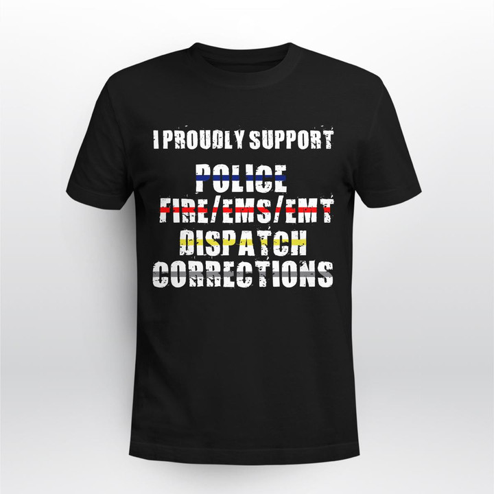 Proud firefighter t-shirt