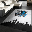 Dallas Mavericks Skyline Area Rug Carpet, Kitchen Rug, Christmas Gift US Decor Indoor Outdoor Rugs