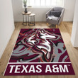 Texas Am Aggies College Team Reangle Area Rug, Living Room Rug Home Decor Indoor Outdoor Rugs