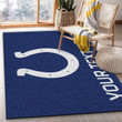 Customizable Indianapolis Colts Personalized Accent Rug NFL Area Rug For Christmas, Kitchen Rug, Family Gift US Decor Indoor Outdoor Rugs