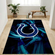 Indianapolis Colts Nfl Team Logo Rug Living Room Rug Home Decor Floor Decor Indoor Outdoor Rugs