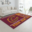 Customizable Cleveland Cavaliers Wincraft Personalized NBA Area Rug For Christmas Living Room Rug Home US Decor Indoor Outdoor Rugs