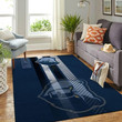 Memphis Grizzlies Nba Team Logo Rug Room Carpet Custom Area Floor Home Decor Indoor Outdoor Rugs