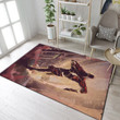 Flash Area Rug For Christmas, Living room and bedroom Rug, Christmas Gift US Decor Indoor Outdoor Rugs