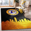 Indiana Pacers Skyline Area Rug Carpet, Bedroom, Home US Decor Indoor Outdoor Rugs