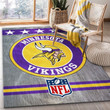 Minnesota Vikings Nfl Area Rug Living Room Rug Christmas Gift US Decor Indoor Outdoor Rugs