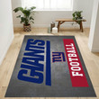 New York Giants Football Nfl Area Rug Bedroom Rug Home Decor Floor Decor Indoor Outdoor Rugs