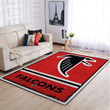 Atlanta Falcons Nfl Team Logo Retro Style Nice Gift Home Decor Rectangle Area Rug Indoor Outdoor Rugs