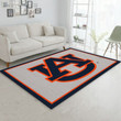 College Spirit Auburn Sport Area Rug Carpet Team Logo Family Gift US Decor Indoor Outdoor Rugs
