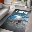 Nfl Football Detroit Lions Team Area Rug Rugs For Living Room Rug Home Decor Indoor Outdoor Rugs