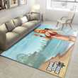 Blonde Video Game Area Rug For Christmas, Bedroom Rug US Decor Indoor Outdoor Rugs