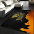 Tennessee Titans Skyline NFL Area Rug For Christmas, Living Room Rug, US Gift Decor Indoor Outdoor Rugs