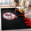 New York Yankees Skyline Area Rug For Christmas, Living room and bedroom Rug, Home Decor Floor Decor Indoor Outdoor Rugs