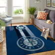 Seattle Mariners Mlb Team Logo Nice Gift Home Decor Rectangle Area Rug Indoor Outdoor Rugs