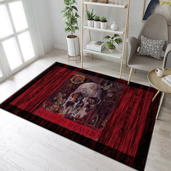 Slayer South of Heaven Area Rugs Living Room Carpet Local Brands Floor Decor The US Decor Indoor Outdoor Rugs
