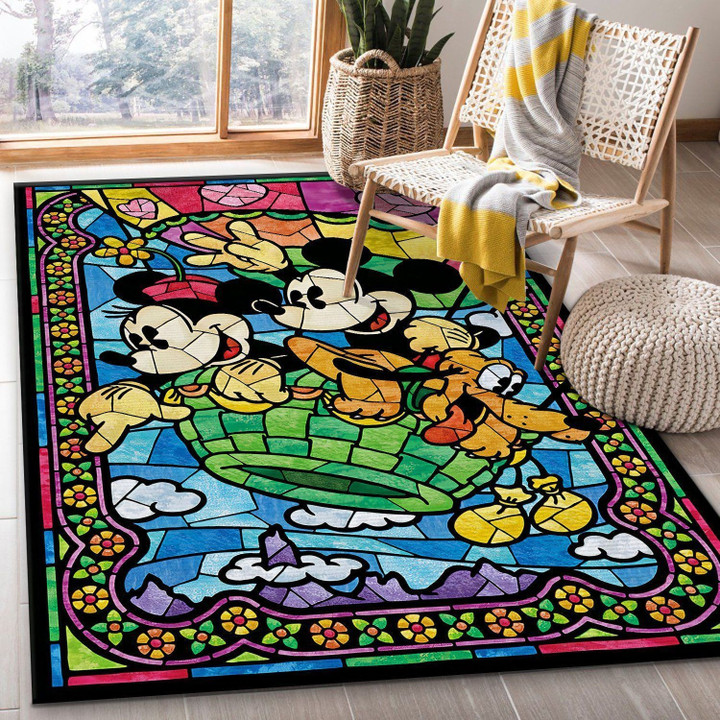 Mickey Mouse Area Rug Christmas Gift Disney Carpet B090841 Floor Decor The US Decor Indoor Outdoor Rugs