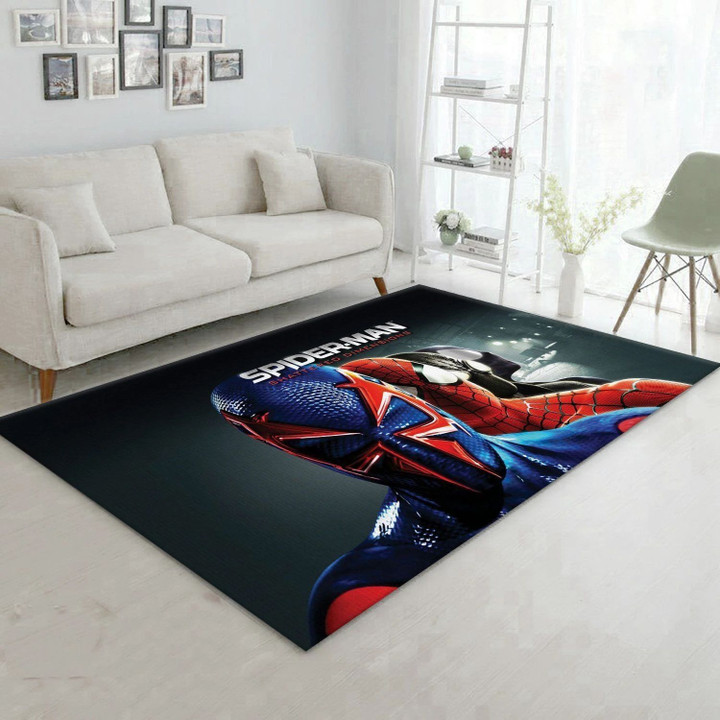 Spiderman Shattered Dimensions Rug Living Room Rug Home Decor Floor Decor Indoor Outdoor Rugs
