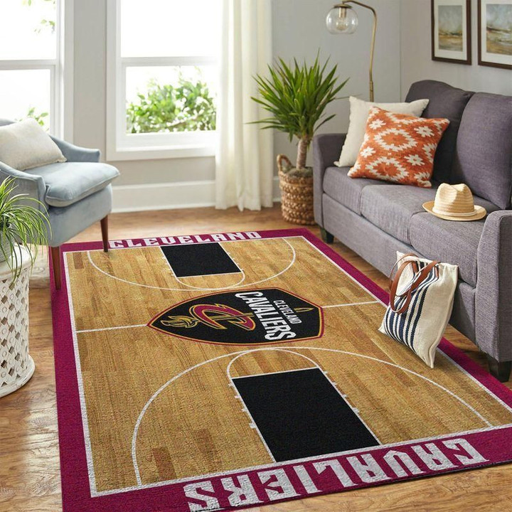 Cleveland Cavaliers Nba Rug Room Carpet Sport Custom Area Floor Home Decor Indoor Outdoor Rugs