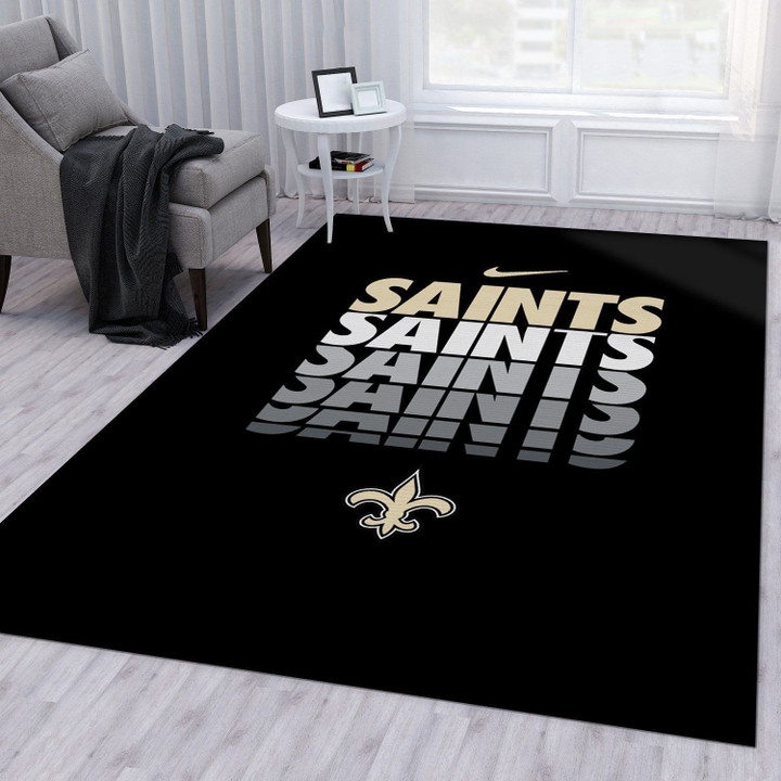 Nike Ft Saints Fashion Brand Area Rug Living Room Rug Christmas Gift US Decor Indoor Outdoor Rugs
