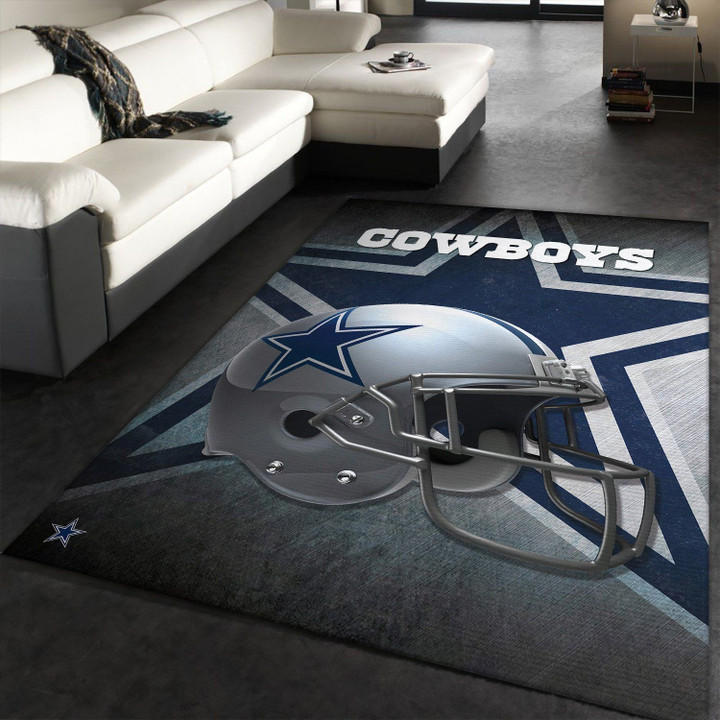 Dallas Cowboys Nfl Team Logo Helmet Nice Gift Rugs For Living Room Rug Home Decor Indoor Outdoor Rugs