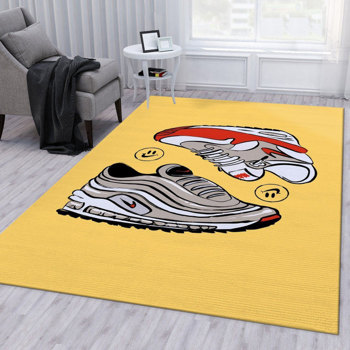 Air Max And Air Max Fashion Brand Area Rug Living Room Rug Christmas Gift US Decor Indoor Outdoor Rugs