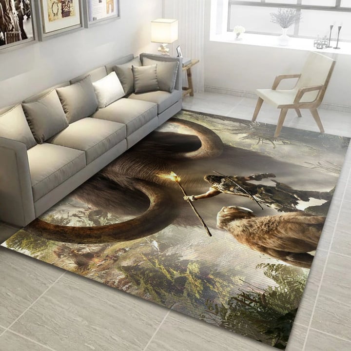 Far Cry Primal Game Area Rug Carpet, Living Room Rug US Decor Indoor Outdoor Rugs