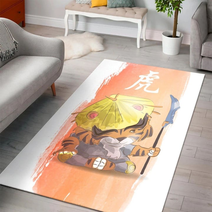 Chinese Zodiac Tiger  Carpet Living Room, Room Decor, Floor Decor Home Decor Indoor Outdoor Rugs