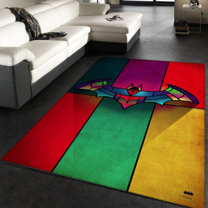 Stained Glass Area Rug, Living room and bedroom Rug, Family Gift US Decor Indoor Outdoor Rugs