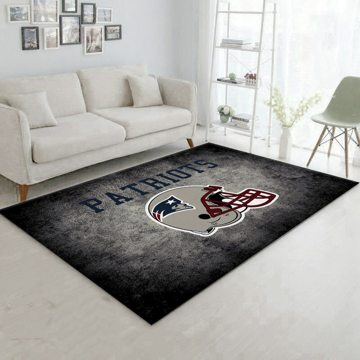 New England Patriots rug Football rug Floor Decor The US Decor Indoor Outdoor Rugs