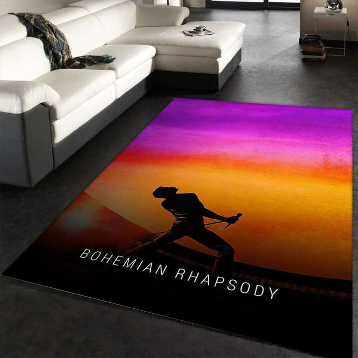 Bohemian Rhapsody Rug Movie Rug Christmas Gift US Decor Indoor Outdoor Rugs