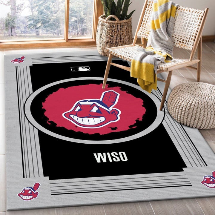 Cleveland Indians Rug Living Room Rug Home Decor Indoor Outdoor Rugs