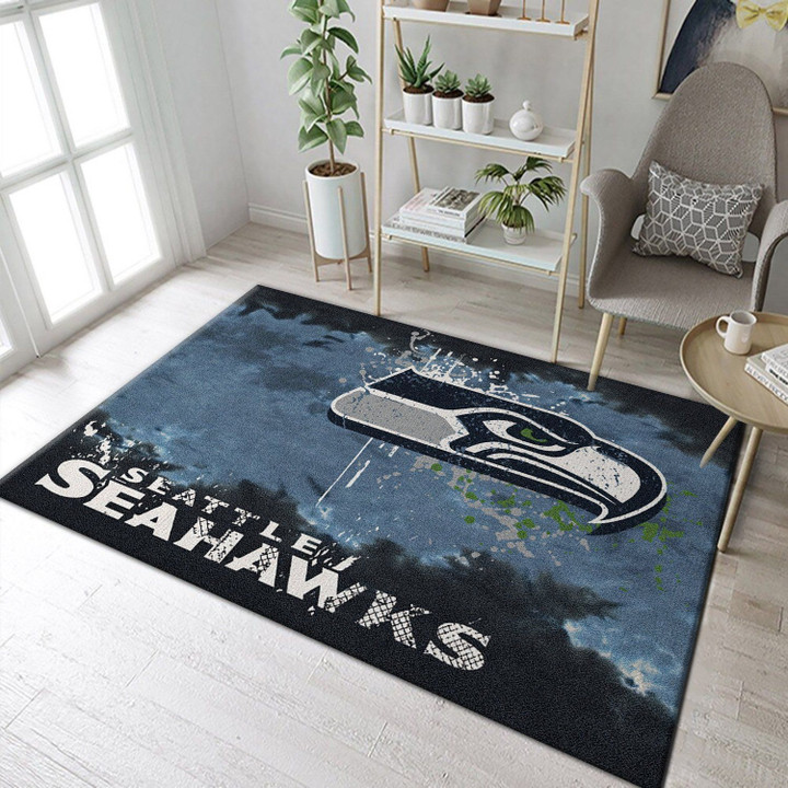 Seattle Seahawks Area Rug Nfl Football Floor Decor Ss2 Indoor Outdoor Rugs