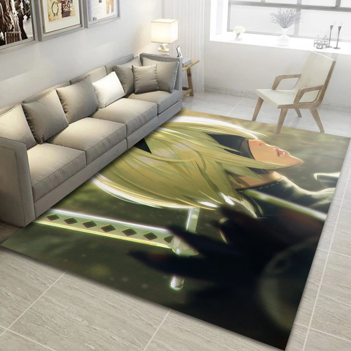 Nier Automata Video Game Reangle Rug, Living Room Rug US Decor Indoor Outdoor Rugs