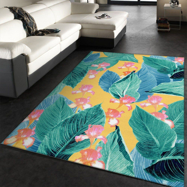 Iris Jungle Dream 1 Area Rug For Christmas, Gift for fans, Home US Decor Indoor Outdoor Rugs