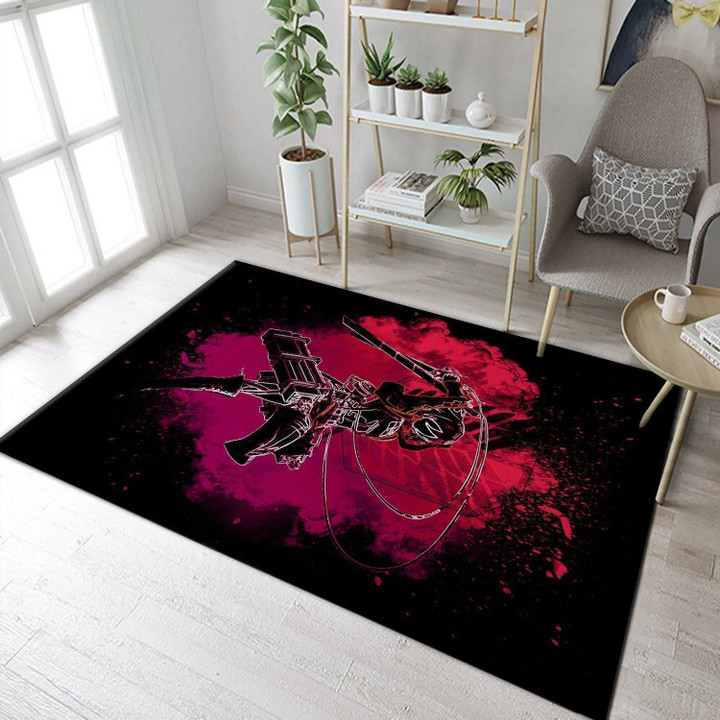 Soul Of The Ackerman Clan Anime Hero Area Rug, Gift for fans, Family Gift US Decor Indoor Outdoor Rugs