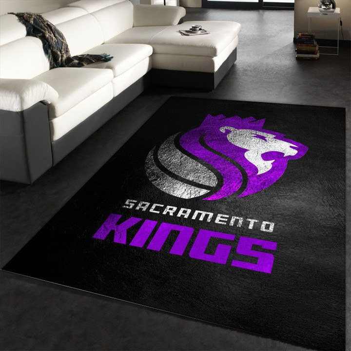 Sacramento Kings NBA Team Area Rug, Bedroom, US Gift Decor Indoor Outdoor Rugs
