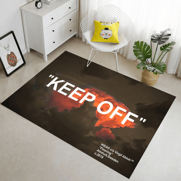 Keep Off Keep Off Rug Cloud Pattern Aging Design Colorful Rug Customized Rug Personalized Gift Home Decoration Rug Living Room Rug Area Rug
