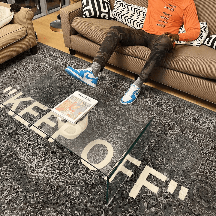 Keep Off Rug Trending Rug Keepoff Pattern Handmade Rug For Bedroom Rugs For Living Room Non-Skid Waterproof Kitchen Mats And Rugs