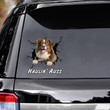 Australian Shepherd Haulin' Auss Crack Car Decals, Funny Dogs Decals Car, Dogs Decals Lover, Custom Car Stickers 12x12IN 2PCS