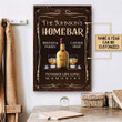 Personalized Bespoke Custom Meaningful Gift Home Bar Gather Here Decor 16x24in Poster