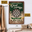 Personalized Darts Aim For A Bullseye Customized Poster 24x36in Poster