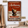 Personalized Bespoke Custom Meaningful Gift Apothecary Modern Tonics  Poster Canvas Art, Toptrendygear Framed Matte Canvas Prints