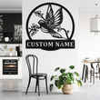 Custom Bird Isolated On White Cut Metal Sign, Personalized Bird Isolated Name Sign Decoration For Room, Bird Isolated Home Decor, Custom Bird    Without LED 14 inches