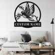 Custom Bird Isolated On White Cut Metal Sign, Personalized Bird Isolated Name Sign Decoration For Room, Bird Isolated Home Decor, Custom Bird    Without LED 18 inches