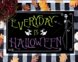 Everyday Is Halloween Doormat, Horror Movie Doormat, Halloween Doormat, Scary Welcome Mat, Pumpkin King Dooormat, Halloween Door Decor Indoor Outdoor Floormat Doormats