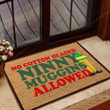 Elf Movie Doormat Elf Movie No Cotton Headed Ninny Muggins Allowed  - Doormat Home Decor